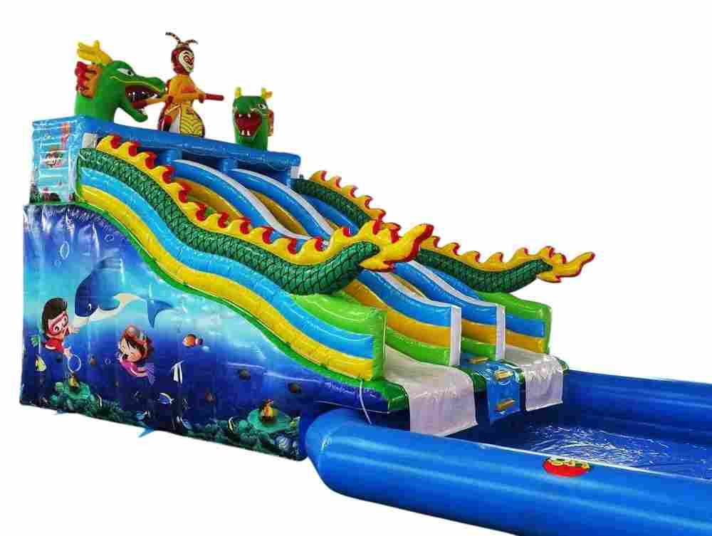 Горка для бассейна "Спуск дракона" 8*6*8 м