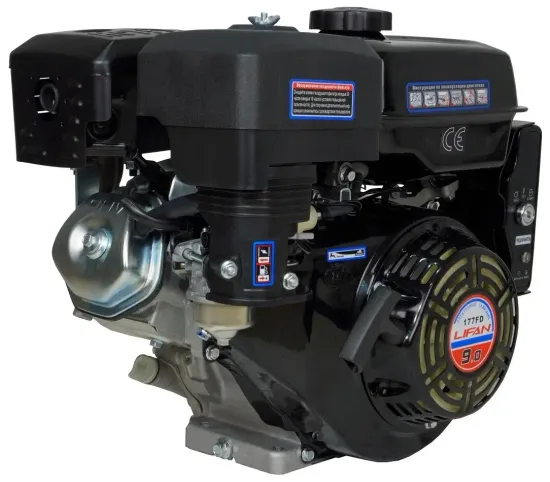 Двигатель бензиновый "LIFAN" 177FD (9 л.с., эл стартер, катушка 3А)