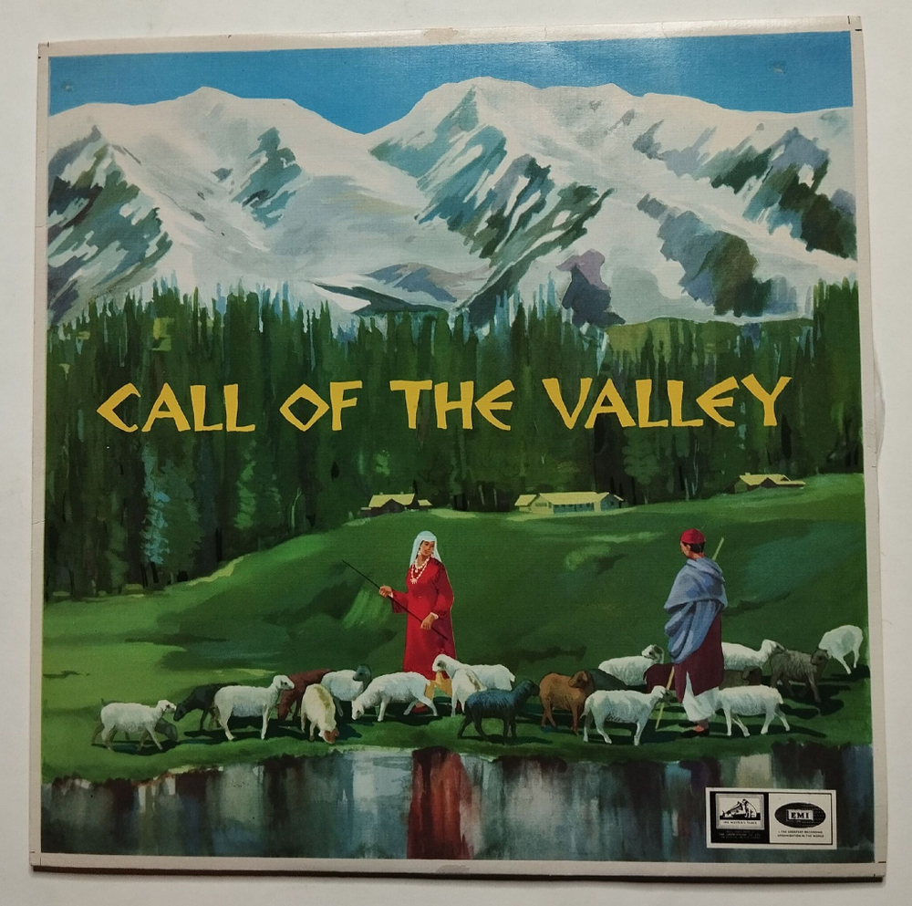 Винтажная виниловая пластинка LP Shivkumar Sharma Hariprasad Chaurasia Brijbhushan Kabra Call Of The Valley (India 1968)