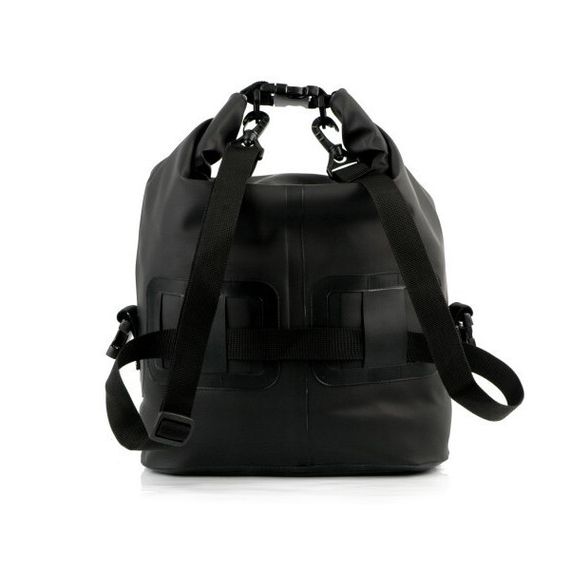 Гермосумка через плечо Sargan Пляжка с доп.карманом 15 л черная