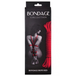 Красная веревка для связывания Bondage Rope Black (9 м , красный) (Цвет: красный)