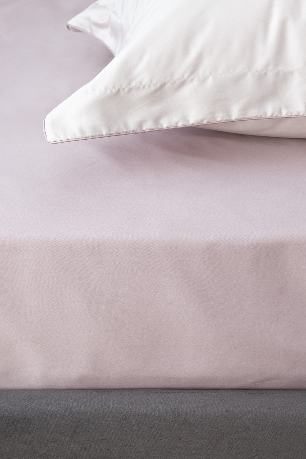 Простыня на резинке 160x200x30 Garda Decor розовая