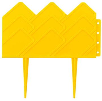 GRINDA 14 х 310 см, желтый, декоративный бордюр для клумб (422221-Y)