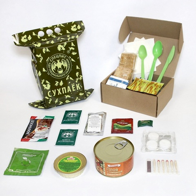 Сухой паек разовый Завтрак Вариант 2 (ИРП-Завтрак2) СПЕЦПИТ