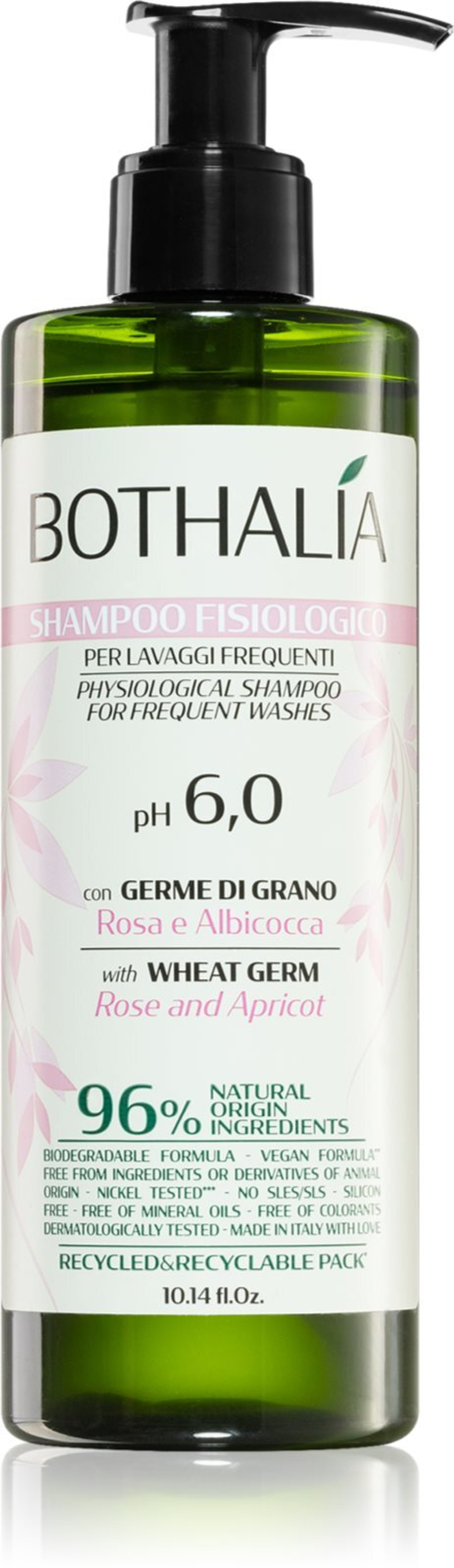 Brelil Numero Bothalia Physiological Shampoo - мягкий очищающий шампунь /   300  ml  / GTIN 8011935085668