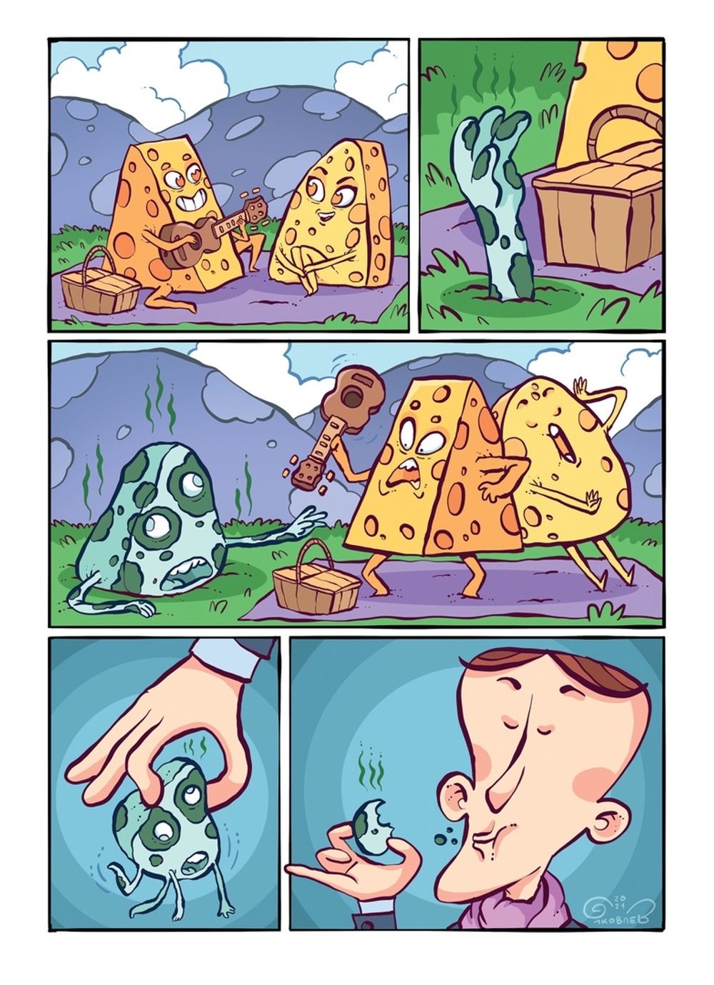 101 комикс без слов