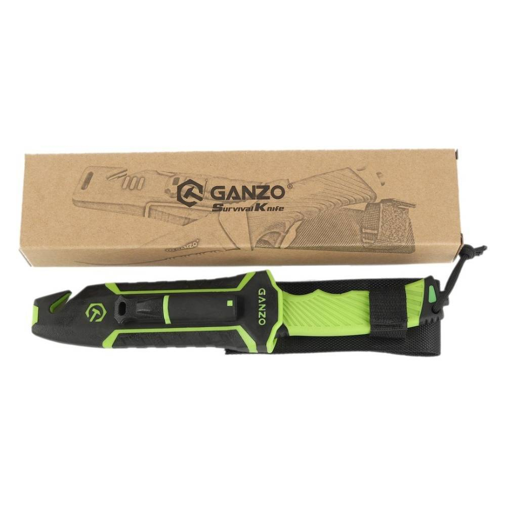 Нож туристический Ganzo G8012V2-LG с паракордом
