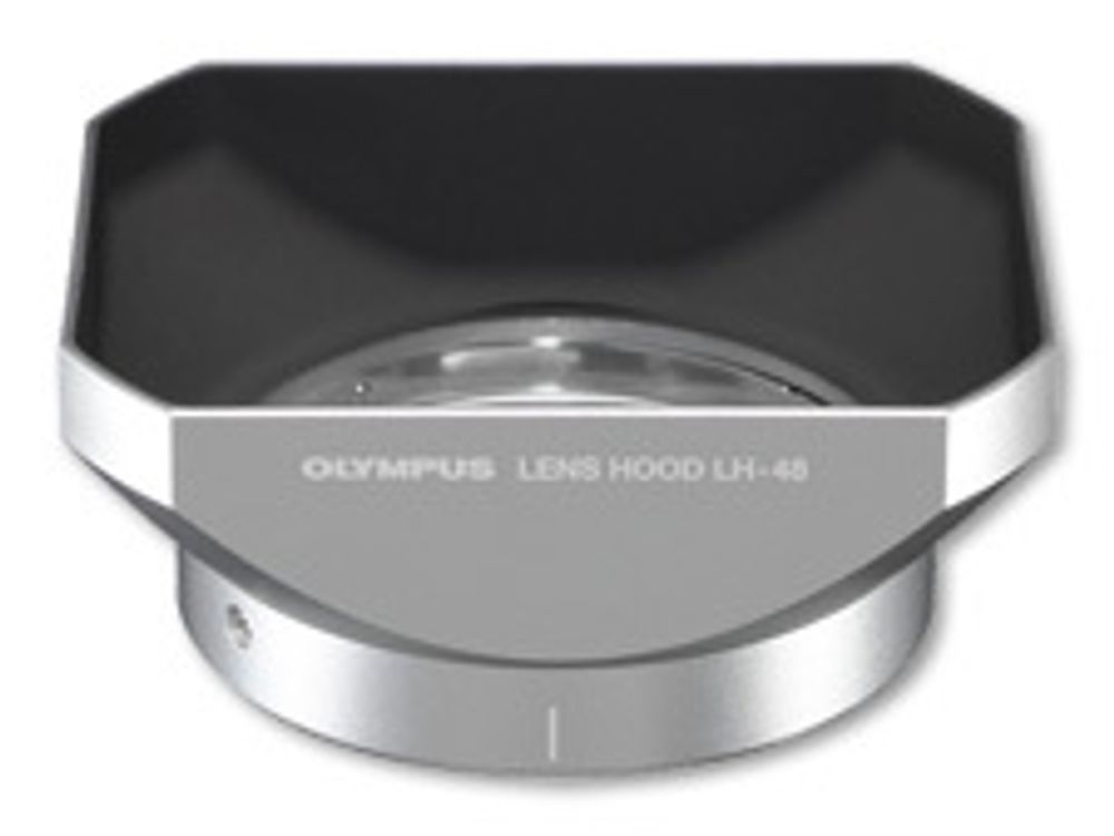 Бленда Olympus LH-48 серебристая для объектива M.ZUIKO DIGITAL ED 12мм 1:2,0