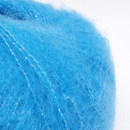 Lana gatto Silk mohair LUX (30485/ярко-голубой)