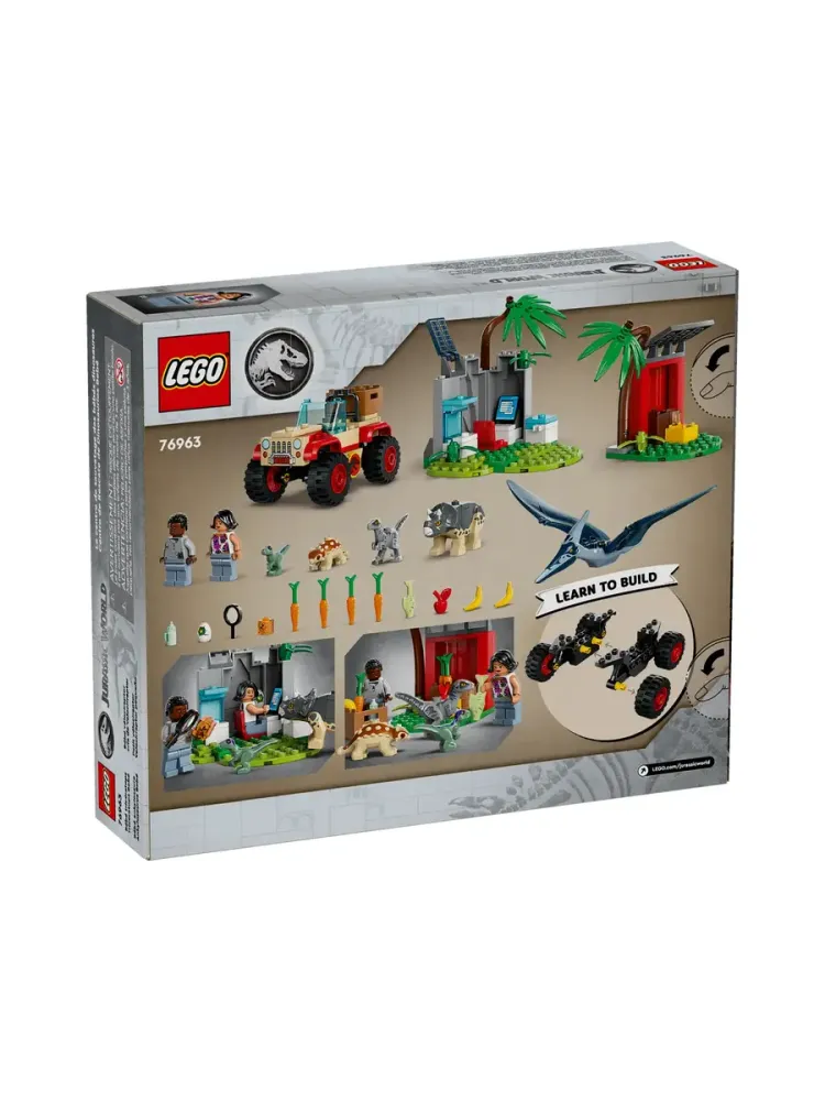 Конструктор Jurassic World 76963 Центр спасения динозавров