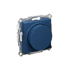 ATLASDESIGN СВЕТОРЕГУЛЯТОР (диммер) поворотно-нажимной, LED, RC, 400Вт, механизм, АКВАМАРИН