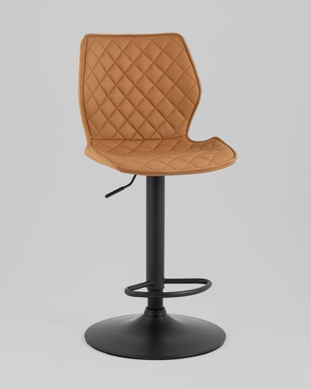 Стул барный Dome экокожа коричневый