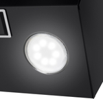 Кухонная вытяжка MAUNFELD Bridge 60 нержавеющая сталь\черное стекло фото 10