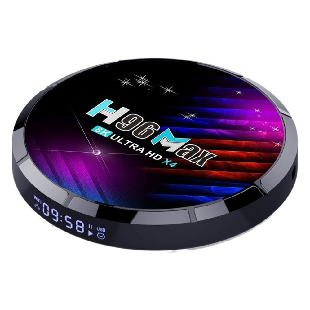 Приставка H96max, 4ГБ+64ГБ, 8К, S905X4, Android TV Box