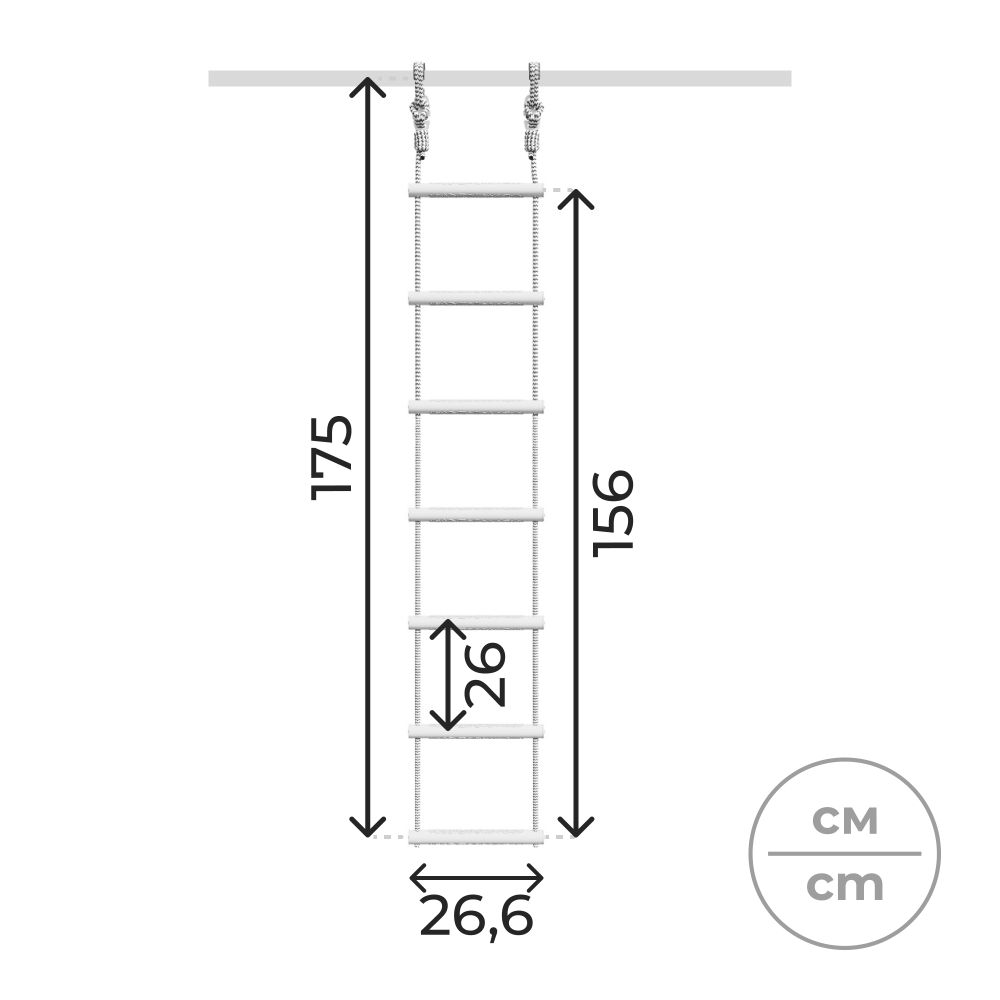 ROMANA Доп17 Лестница веревочная