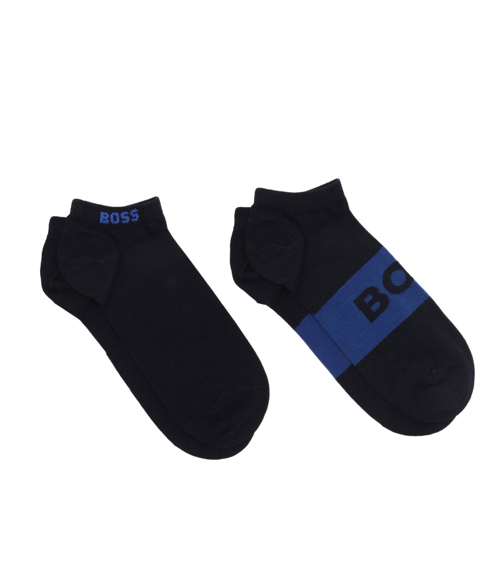 Носки 2 пары 2P AS LOGO CC BOSS BLACK - темно-синий(50469720)