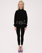 Леггинсы с добавлением шерсти Реально черные