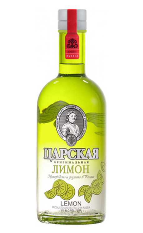 Водка Царская Оригинальная Лимон 0,7 38% Россия
