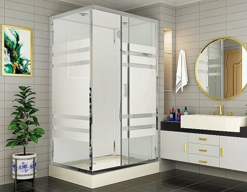 Душевая кабина Esbano ECONOM ESE-108CKR стекло прозрачное с декором