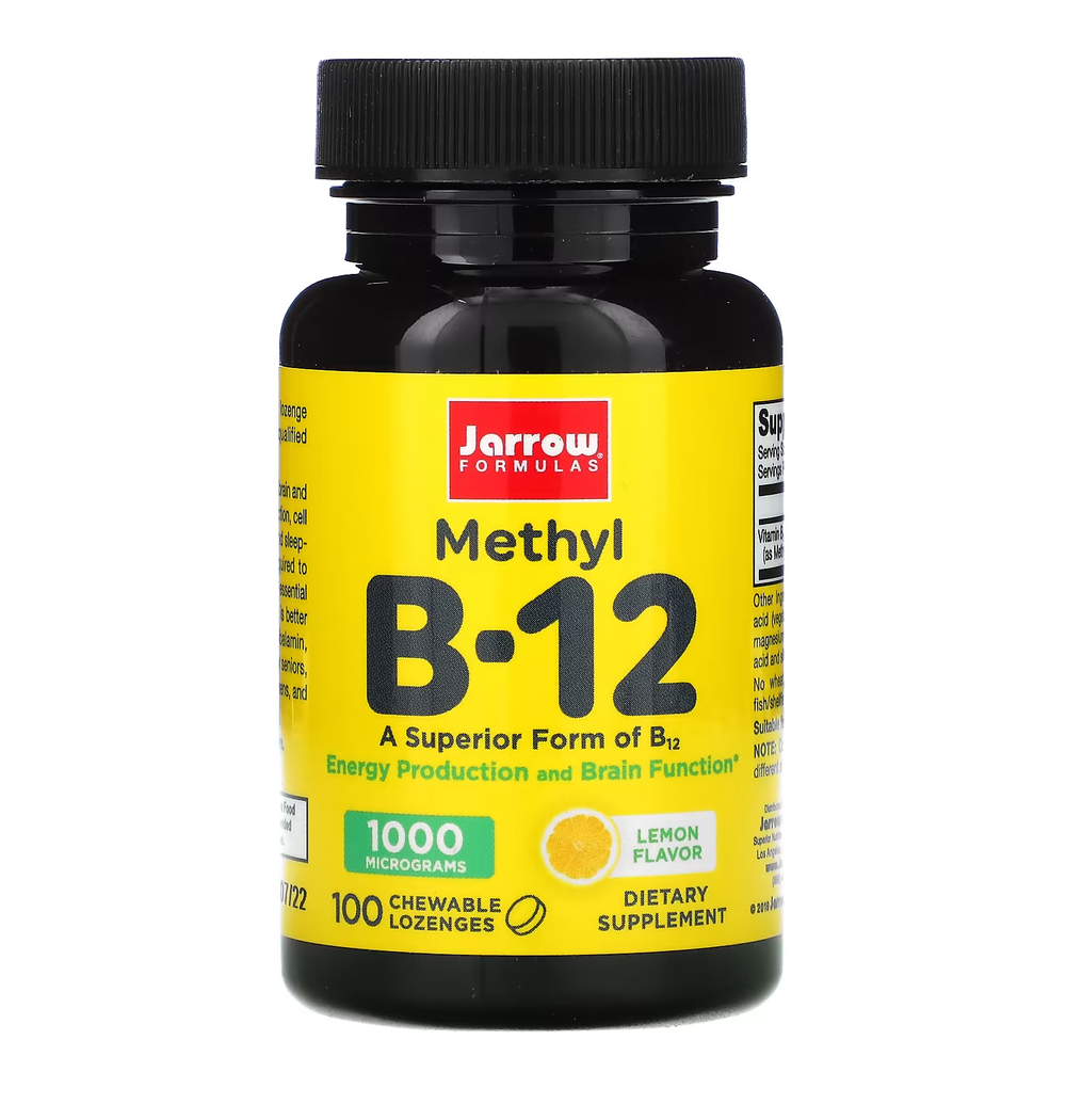 Jarrow formulas methyl B-12 100tab lemon.