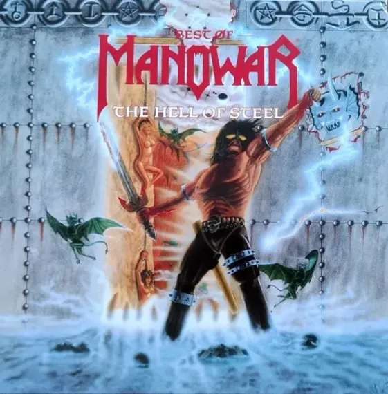 Manowar – Best Of Manowar - The Hell Of Steel - Silver - 2LP