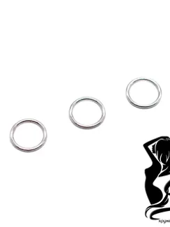 Кольцо 10 мм, металл, серебро, Китай