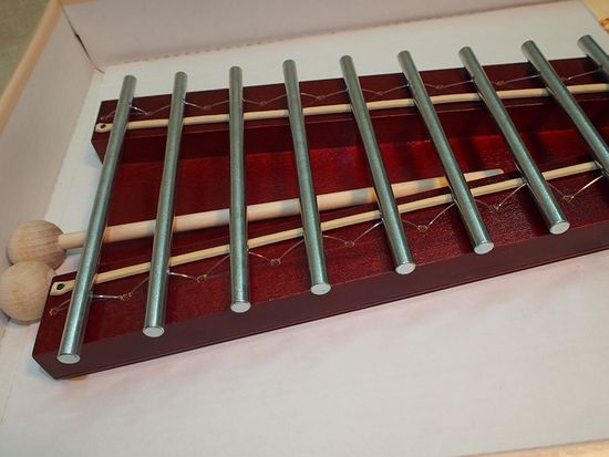 Металлофон диатонический Ля мажор Мастерская Сереброва MS-ZH-MT-615