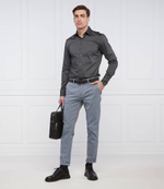 Рубашка H-HANK-kent-C1-214 BOSS BLACK - графитовый(50470583)