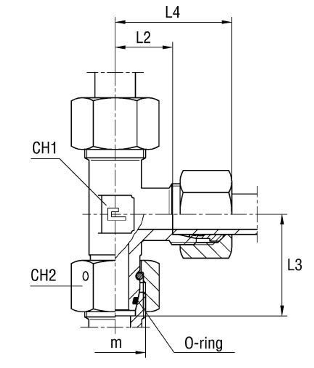 Соединение PNL DL15 22х1.5 (в сборе)
