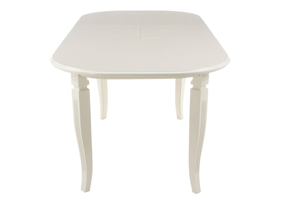 Стол Romeo 130(170)х85х75 без патины / молочный