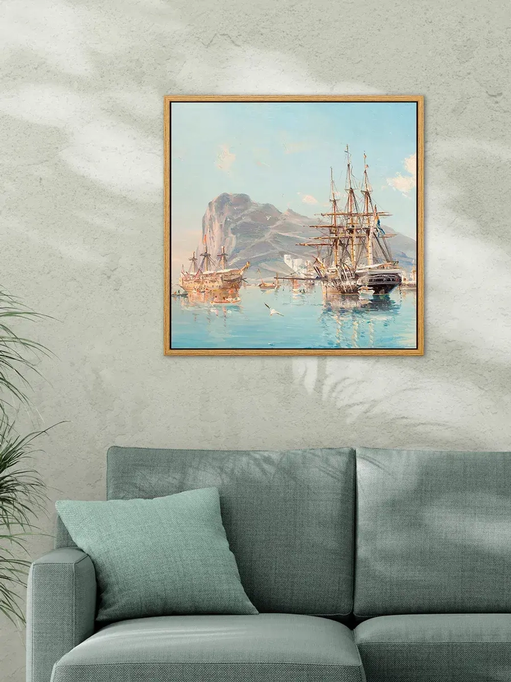 Картина на стену интерьерная на холсте 54*54 см