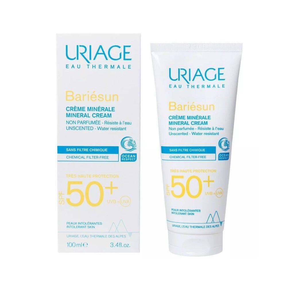 Uriage Bariesun Crème minérale Минеральный крем SPF 50+, 100 мл