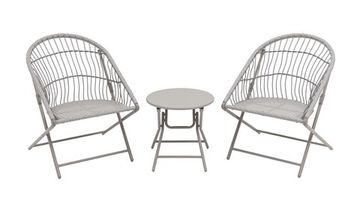 Комплект складной мебели для сада Soley светло-серый