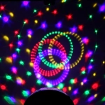 Диско-шар светодиодный «Каледоскоп», LED (красный, зеленый, синий), USB+mp3+пульт (220V)