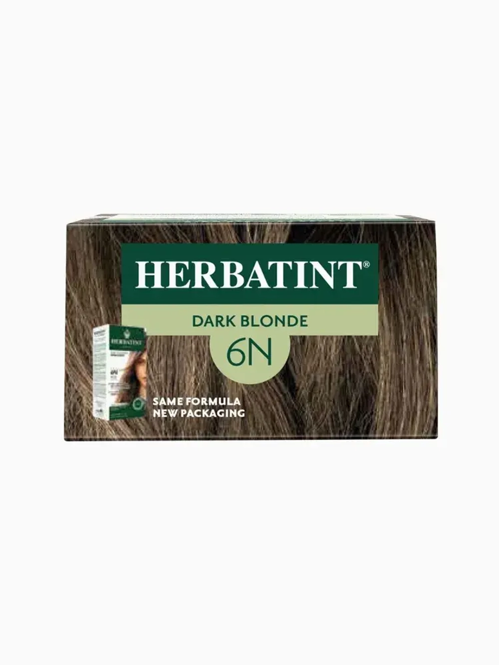 6N ТЕМНЫЙ БЛОНДИН - гель-краска для волос HERBATINT, 170 мл / из Европы /