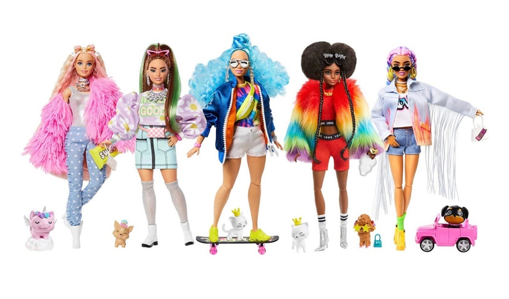 Набор из 5 кукол Barbie Extra (2022)