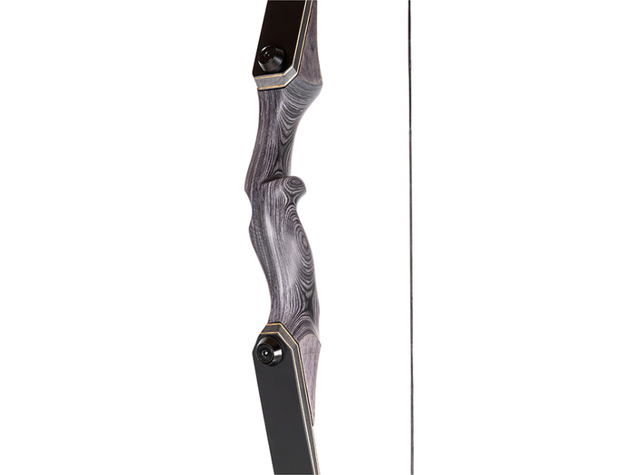 Лук рекурсивный Stinger Huron, 40 lbs/18,1 кг, длина 60 дюймов, ламинат (SG-BOW-F-40-GRAY)
