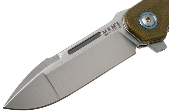 Складной нож MKM "CLAP" MKM/LS01 GC c клинком из стали Böhler M390 Microclean®, рукоять микарта