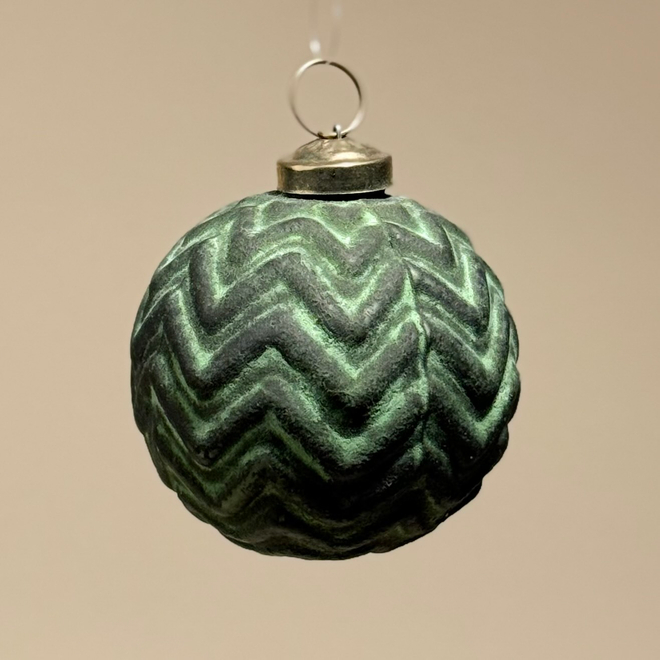 Ёлочный шар Зеленая пастель