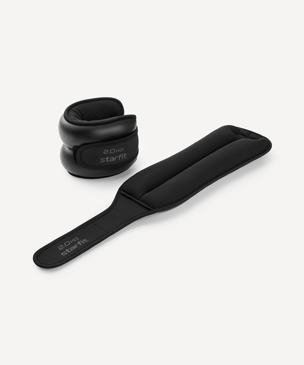 Утяжелители STARFIT WT-701, 2 кг, черный