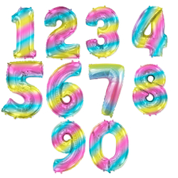 Шар "Цифра" радужная