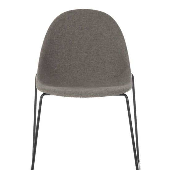 Стул Vivid Soft черные ножки, серая ткань