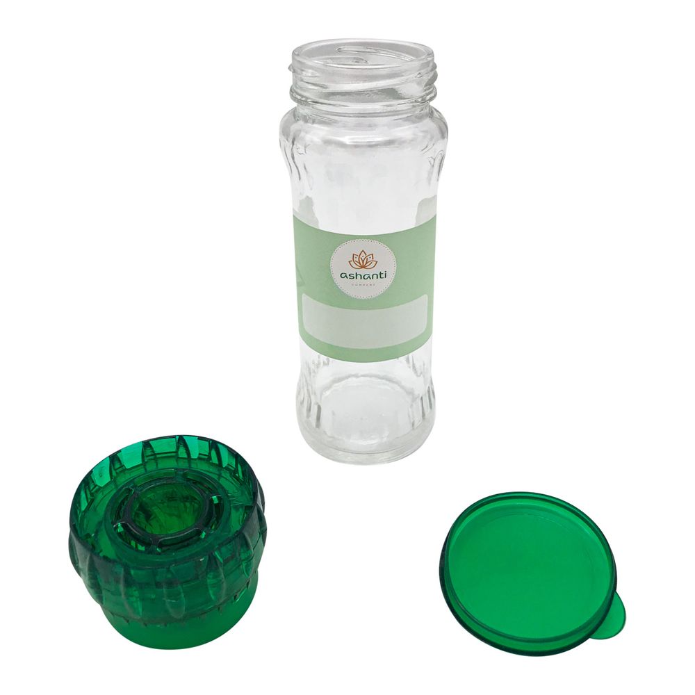 Мельница для специй Ashanti стеклянная зеленая, 80 г
