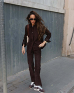 Рубашка из замши “Suede Line 04”