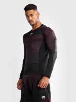 Рашгард Venum G-Fit Air Rashguard Deep Black/Fire Red L/S