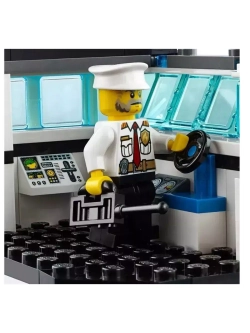 Конструктор Сити Пожарный катер 412 деталей