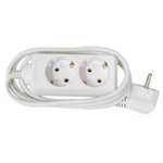 Удлинитель 2гнезда 5м с заземлением ПВС 2200Вт 3x0.75мм² Эра (20)