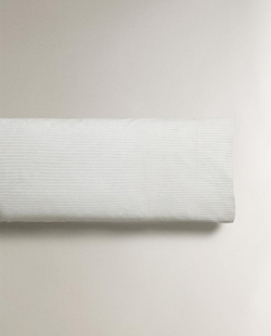 ZARA HOME НАВОЛОЧКА В ПОЛОСКУ, СЕРЫЙ