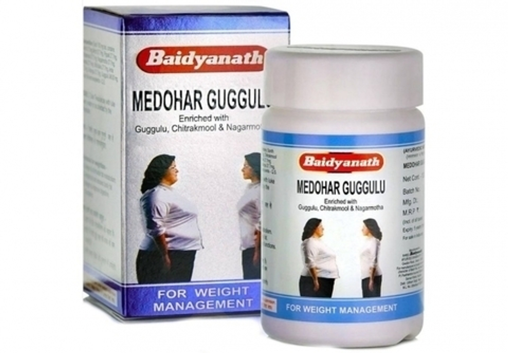 БАД Baidyanath Medohar Guggulu Медохар 120 таб