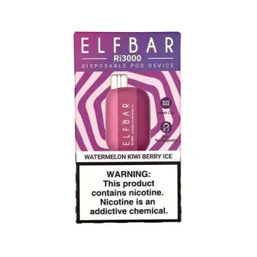 ELF BAR Ri3000 - Watermelon Kiwi Berry Ice (5% nic)